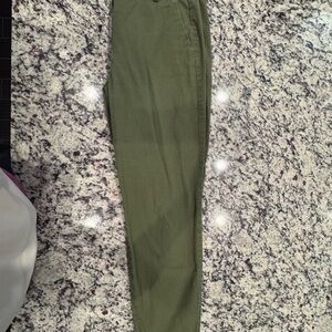 Women’s J Crew Olive Green Chino Pants